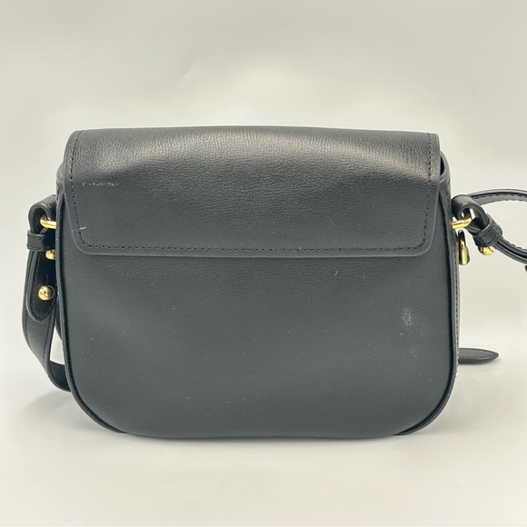 Authentic Marc Jacobs New York Mini Rider Flap Crossbody Bag Black M0014109 - Picture 6 of 15
